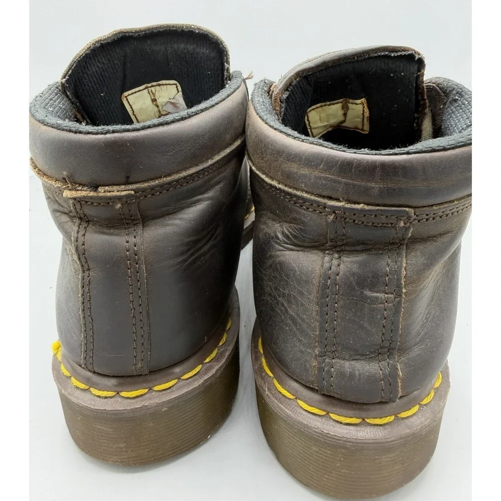 Dr. Martens Boots Brown Made in England  Leather Grunge Mens Size US 9